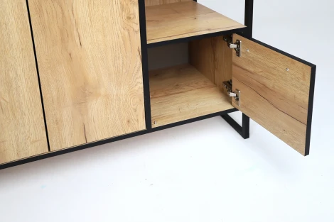 Шкаф Виртон-2, Дуб крафт золотой, Ивару