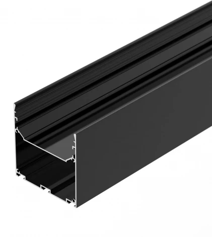 Профиль LINE-S-7575-3000 BLACK (Arlight, Алюминий) 041857