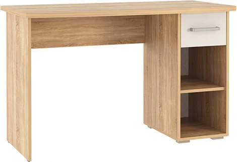Лайт-1 Стол компьютерный 1200, цвет дуб сонома/белый Mebelson (арт.SKL1.1N01.1623)