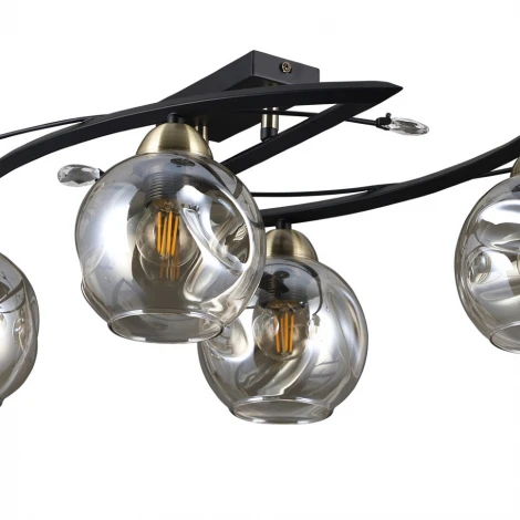 Потолочная люстра Seven Fires Pollen SF4020/4C-BK-AB