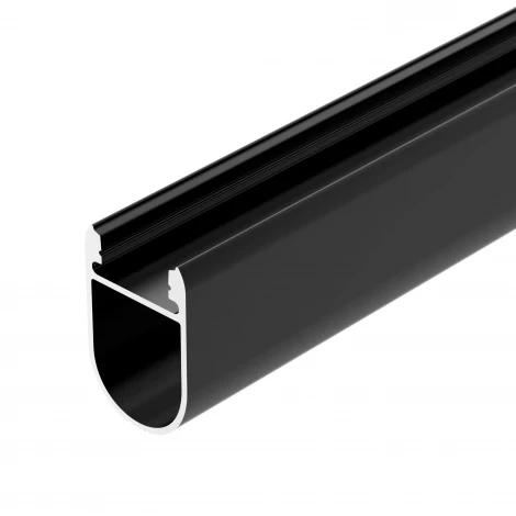 Профиль WARDROBE-1930-2000 ANOD BLACK (Arlight, Алюминий) 054943