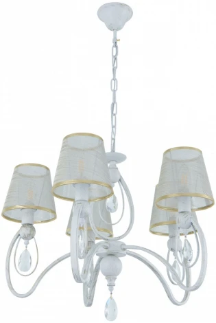 Подвесная люстра Arte Milano AM347203 347203/5 WT+G (220V, подвески, на цепи)