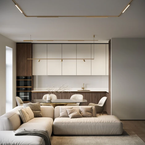 Шинопровод магнитный накладной Brass Line латунь 2м 48V Elektrostandard Line Magnetic 85227/00