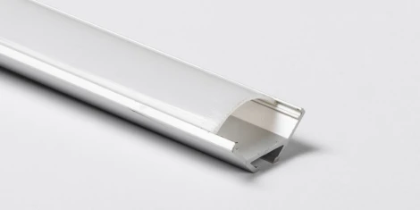 Профиль угловой 16*16*2000 комплект с рассеивателем и заглушками Image ALP.590.80