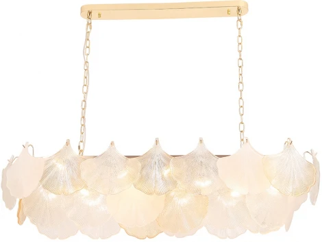 Подвесная люстра Crystal Lux BONITA SP14 L1200 (220V, на цепи, ракушка)