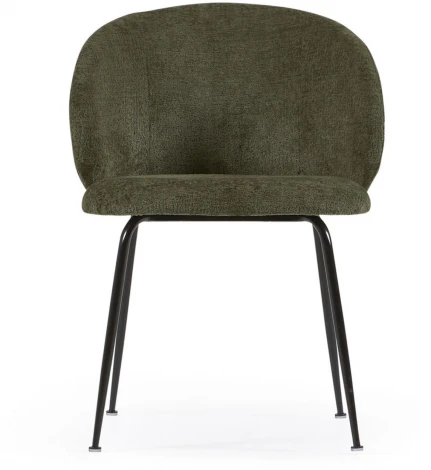 Обеденный стул La Forma (ex Julia Grup) Minna (Зеленый/ Сталь,Фанера,Пена)