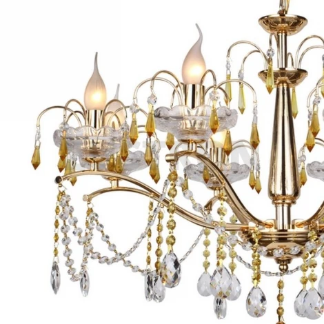 Подвесная люстра IDLamp Fiorenza 258/8-Gold