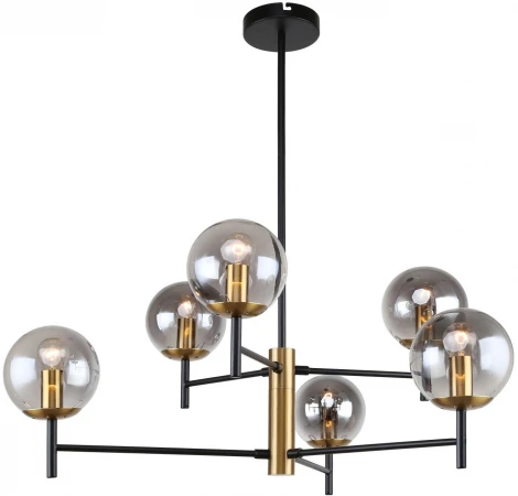 Потолочная люстра ярусная на штанге Sheeny 3088-6P F-Promo (220V, шарики)