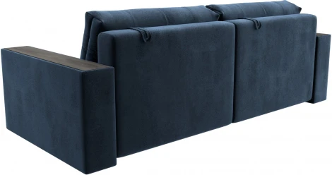 Диван прямой с декором Лига-049 НПБ Лига Диванов (Велюр) арт.128405