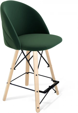 Стул SHT-ST35-2/S80-1 лиственно-зеленый/прозрачный лак/черный от фабрики Sheffilton