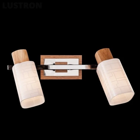 Спот Eurosvet 20029 20029/2 хром / светлое дерево