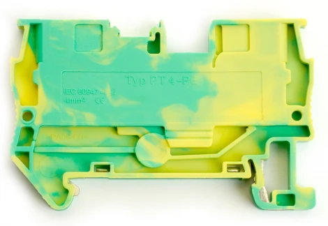 Зажим пружинный 2-х проводной проходной Stekker 49258