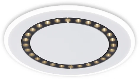 Потолочный светильник круглый светодиодный с пультом Ambrella COMFORT FL51402 (регулировка яркости, 220V, круглые)