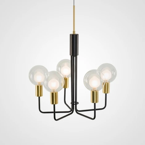 Подвесная люстра Pearl L5 Grey ImperiumLoft Pearl01 (101899-26) (LED, 220V, на проводе, шар)