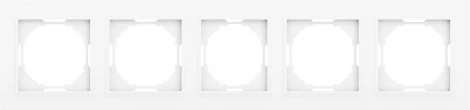 Рамка 5-я, Wave глянцевый белый Donel A07 DEW21503