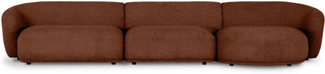 Диван Fabro ОГОГО (арт.851159), (Ткань,Букле/Терракотовый)