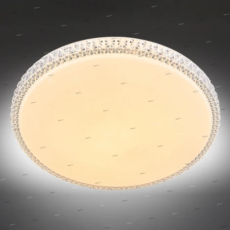 Потолочный светильник круглый Omnilux Biancareddu OML-47707-30 (LED, 220V, пульт управления)