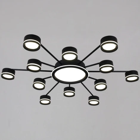 Потолочная люстра Reluce 20590-0.3-6+6+1 Black