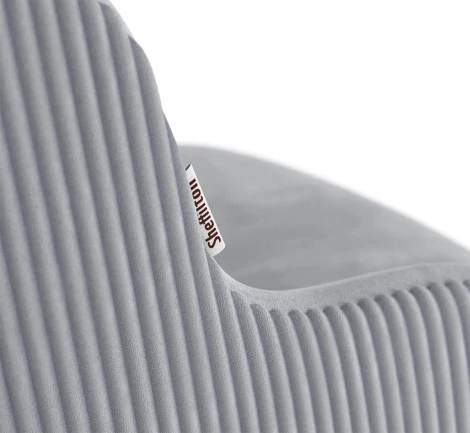 Стул Sheffilton SHT-ST39-4/S1470-VP стальной серый/вельвет/черный муар 9642431901