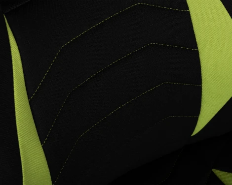 Кресло игровое DOBRIN RICK (черно-светло-зеленый)