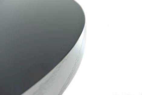 Стол Аврора Оскар D950 Glass, Белый, Стекло Чёрное