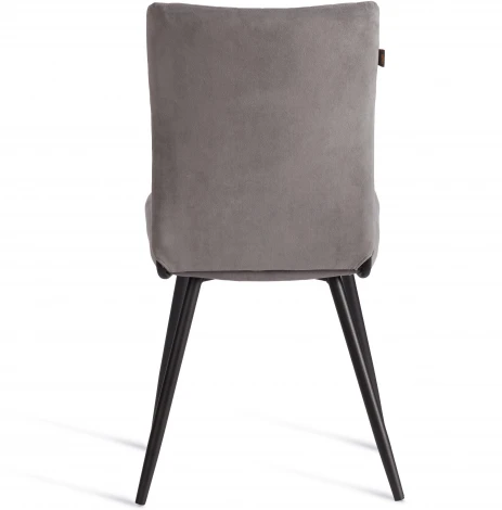 Стул обеденный Monte Carlo Tetchair (Флок/Серый,Черный) арт.24794