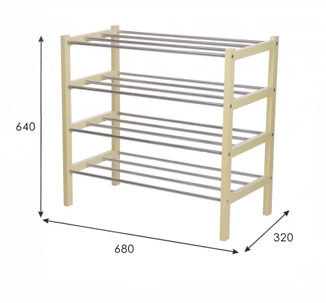 Комплект обувниц Атлас слоновая кость (2 шт) от фабрики Mebelik