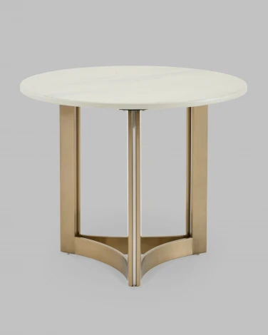 Журнальный столик Кассия 60*60 см светлая керамика Stool Group арт.УТ000041499