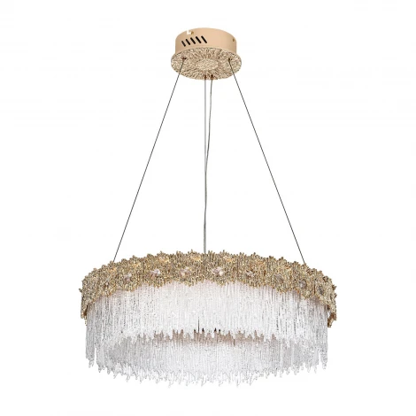 Подвесная люстра светодиодная хрустальная Modelux MODELUX ML.6028.600 GD