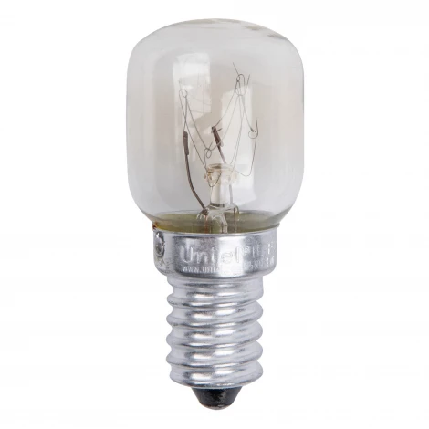Лампочка накаливания цилиндр прозрачная E14 15W Uniel IL-F25-CL-15/E14