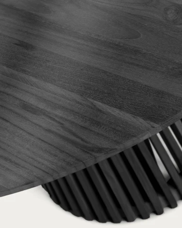 Стол обеденный La Forma (ex Julia Grup) Jeanette (Черный/ Дерево)