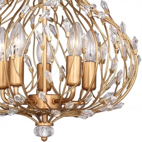 Подвесная люстра Favourite Batun 2020-5P (220V, на цепи, подсвечник, свеча)