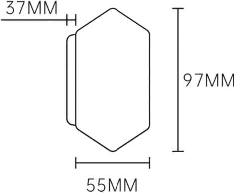 Архитектурная подсветка Escada 30004LED 30004P/03 LED*2W IP54 Black (220V)