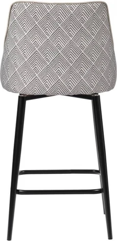 Стул полубарный Dave латте с жаккардом, с поворотным механизмом Bradex Home арт.RF 0203