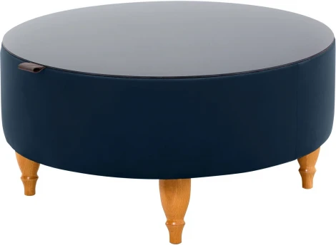 Стол журнальный Italia ОГОГО (арт.339991), (ЛДСП/Синий)