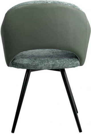 Стул Bradex Home Bruno зеленый шенилл с экокожей с поворотным механизмом (RF 0674)