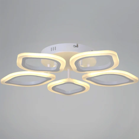 Потолочная люстра на штанге светодиодная Reluce 02301-0.3-05 WH