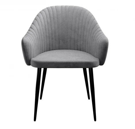 Стул DikLine 440 TW09 светло-серый, ножки черные арт.00-00079928