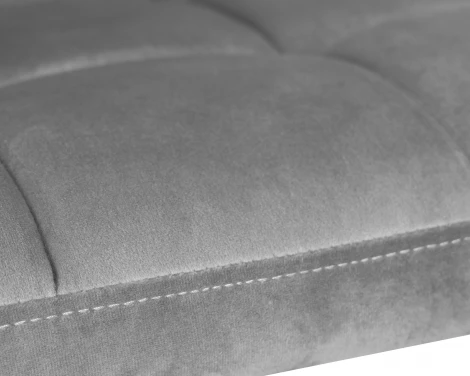 Офисное кресло для персонала DOBRIN TERRY BLACK (серый велюр (MJ9-75))