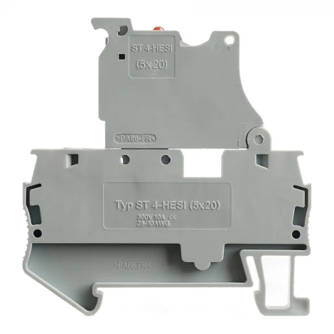 Зажим пружинный 2-х проводной проходной Stekker 50189