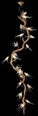 Светильник подвесной Viviana WE183.20.503 (LED, 220V, на тросе, птички)