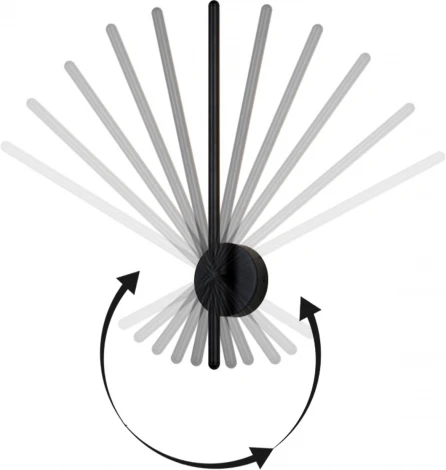 Бра светодиодное Crystal Lux Verde VERDE AP L1000 BLACK NEW (220V)