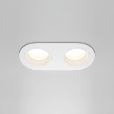 Встраиваемый светильник IP54 Maytoni Technical Share DL126-02-GU10-W