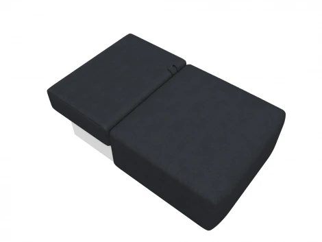 Модуль диван Лига-060 НПБ (ЛДСП,Брус,Фанера,Замша/Темно-серый) Лига Диванов 129540