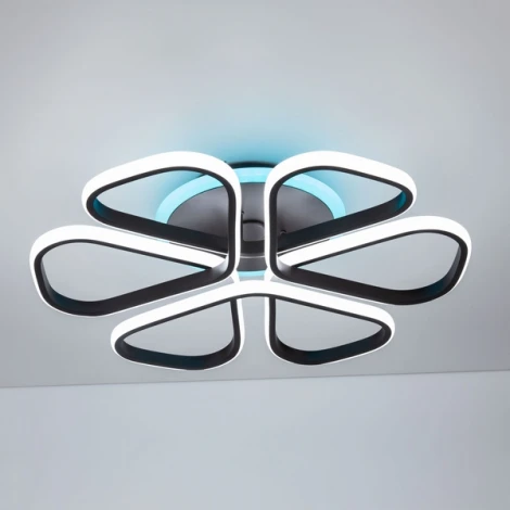 Потолочная люстра RGB Citilux Сезар Смарт CL233A275E (LED, 220V, умный дом - Алиса, Маруся, Сири, цветы)