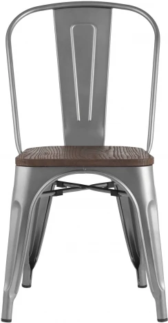 Стул Stool Group TOLIX WOOD серебристый матовый УТ000000497