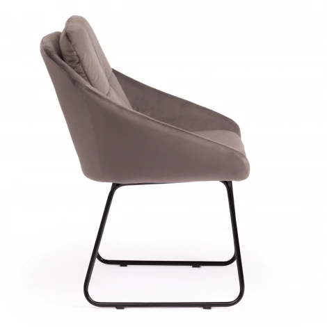 Кресло STAR (mod. CY-1919) серый (HLR 24)/черный (вельвет/металл)