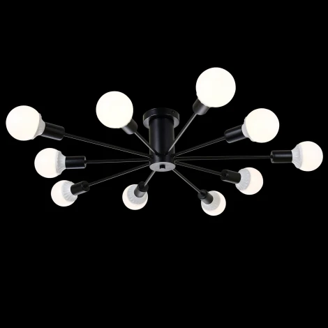 Потолочная люстра Natali Kovaltseva Loft 79014/10С BLACK
