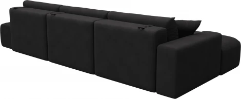 Диван угловой Лига-036 НПБ Модерн Лонг левый угол Лига Диванов (Замша) арт.127760L