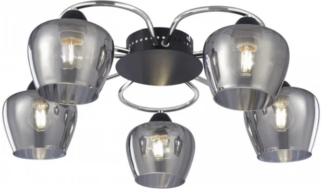 Потолочная люстра Arte Milano AMALFI 321508/5 CR+BK (220V)